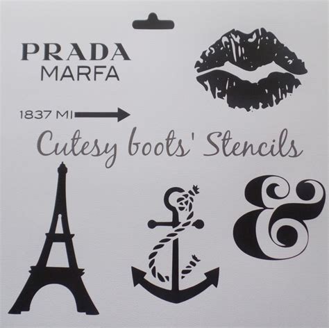 prada marfa stencil